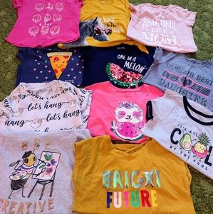 Size 7/8 Girl's Tee Lot